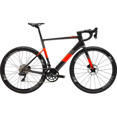 Bicicletta da Corsa Elettrica CANNONDALE SUPERSIX EVO NEO 1 Shimano Dura Ace Di2 34/50 Grigio/Nero 2020 0
